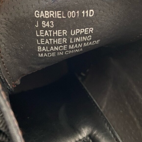 Vince Camuto Double Monk Strap Shoes Mens Sz 11 Gabriel Black Leather main image 4